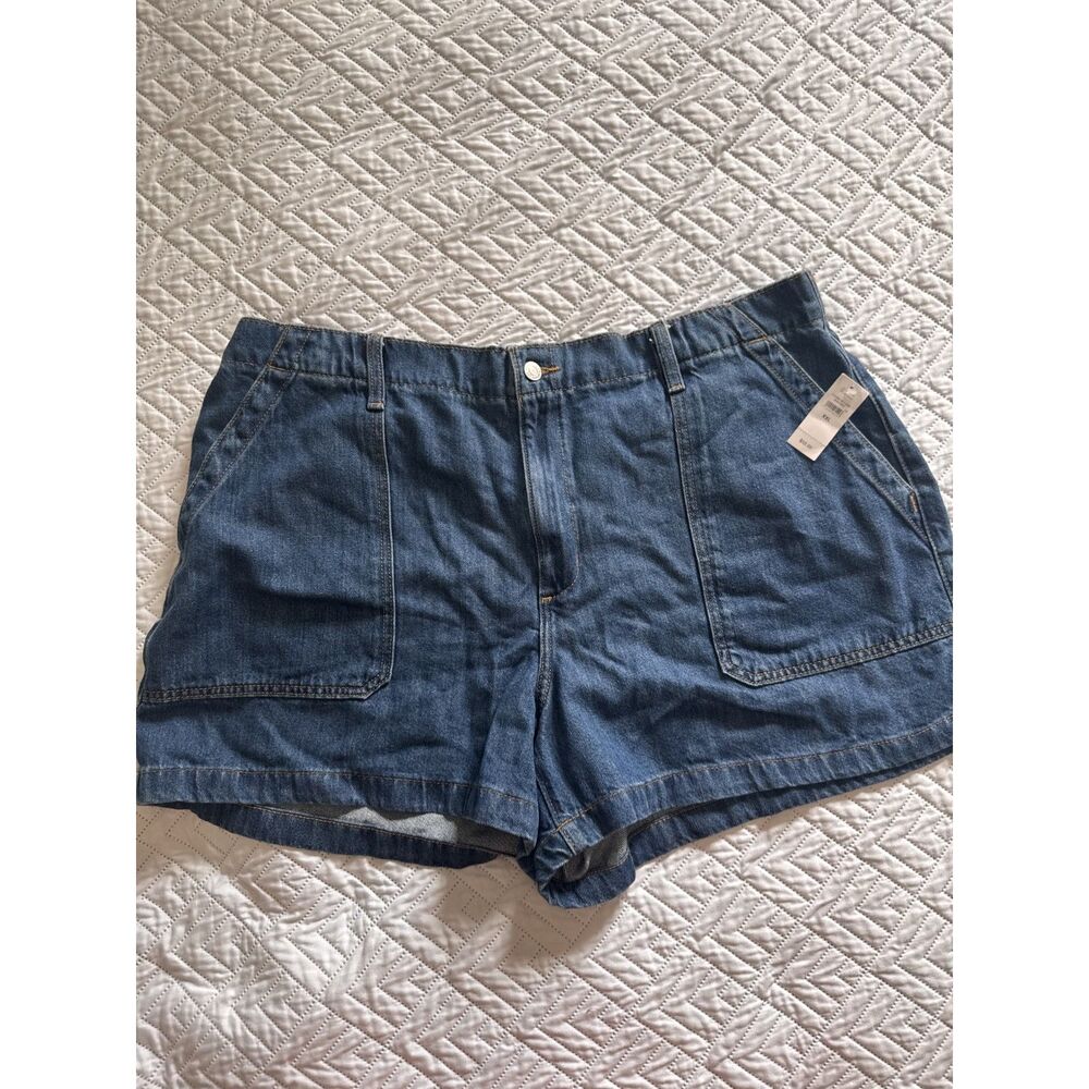 Gap Denim SuperSoft Easy Utility Shorts Size XXL - Pull-On Elastic Waist